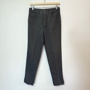 VTG Jordache Pinstripe Grey 100% Cotton Jeans J-3A – 30 x 28